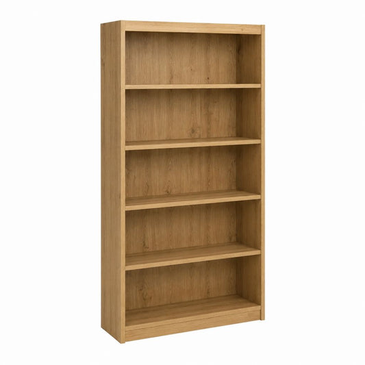 Bücherregal Standregal Eiche-Optik Spanplatte rechteckig 80 x 30 x 180 cm